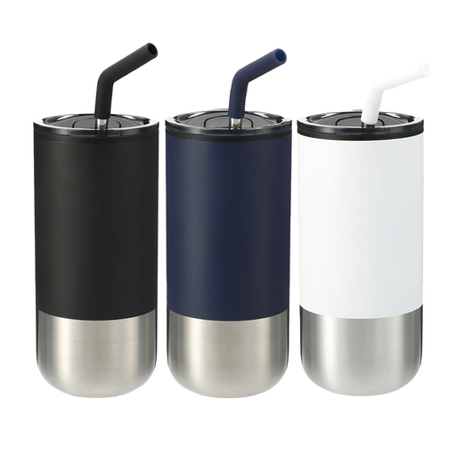 Lagom 470ml Tumbler with Stainless Steel Straw - Custom Promotional Product