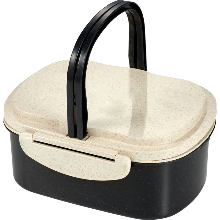 Plastic & Wheat Straw Lunch Box - Custom Promotional Product