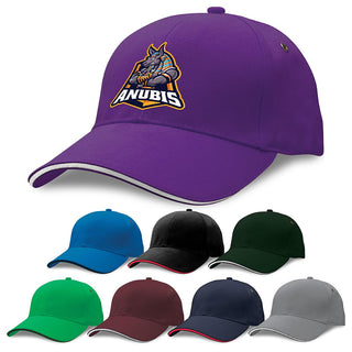 Sandwich Peak Cap - Custom Promotional Product