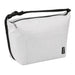 Caribou Drift Recycled 9 Can Lunch Cooler - A grey cooler bag with a black trim and an external pocket, featuring a shoulder strap and a zip closure.