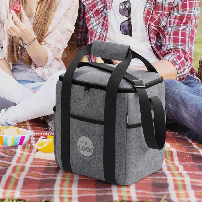 Felta GRS Recycled Felt Bottle Cooler Bag 21L - Custom Promotional Product
