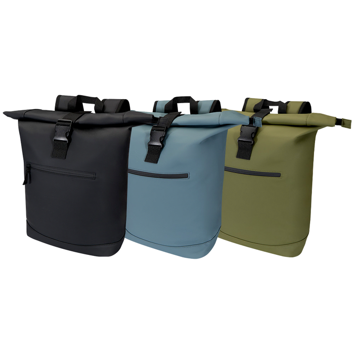 Resi Recycled Roll-Top Backpack - Custom Promotional Product