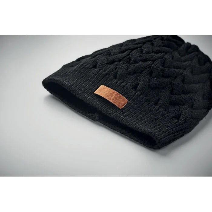 Cable Knit Rpet Beanie - Custom Promotional Product