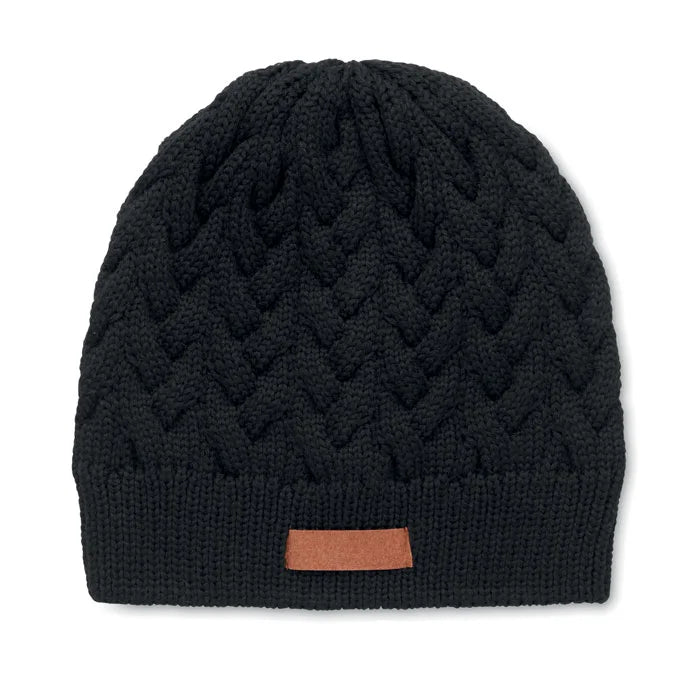 Cable Knit Rpet Beanie - Custom Promotional Product