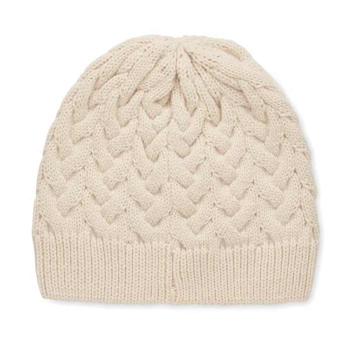 Cable Knit Rpet Beanie - Custom Promotional Product