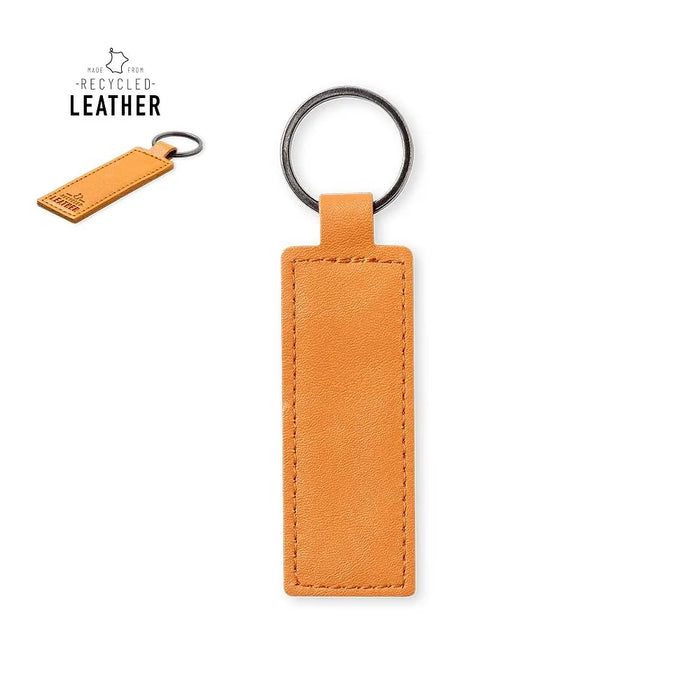 Recycled Leather Noemix Keyring - Custom Promotional Product