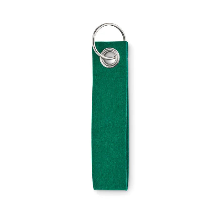 Rectangular RPET felt keyring - Custom Promotional Product