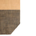 Paper Straw Large Zipped Tote - 21L - A large tote bag featuring a woven design in beige and black, with a textured surface and a logo.