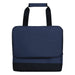 Chill Out 2.0 36 Can Cooler - 20L - A navy blue cooler bag with a flap closure and a sturdy handle. It features a black base and has a logo.