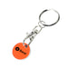 Printed Trolley Coin Keyring - Custom Promotional Product