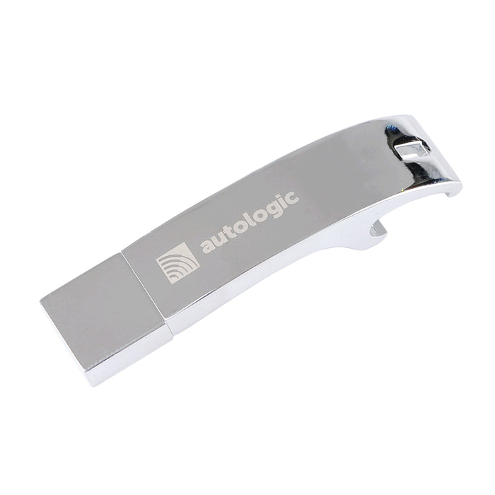 Metal Bottle Opener Flash Drive - 32GB - Custom Promotional Product