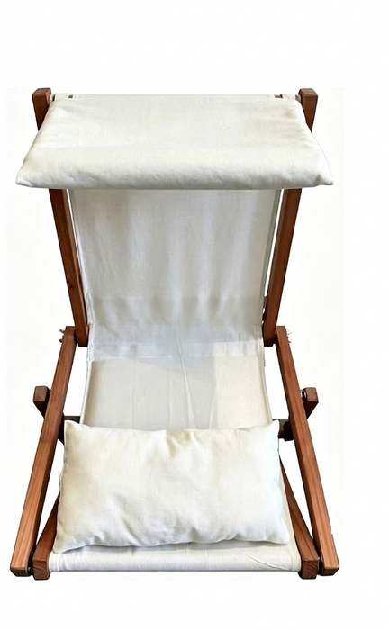 Foldable Beach Chair with Canopy