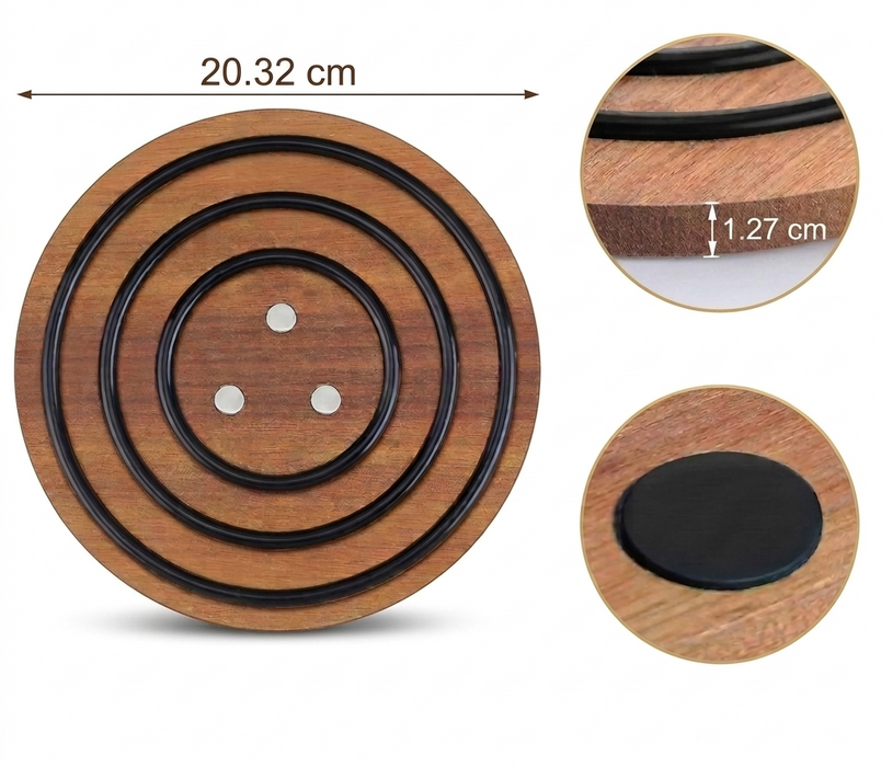 Magnetic Acacia Wood Trivet