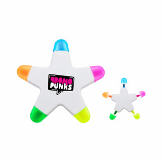 Star-Shaped 5-Colour Highlighter