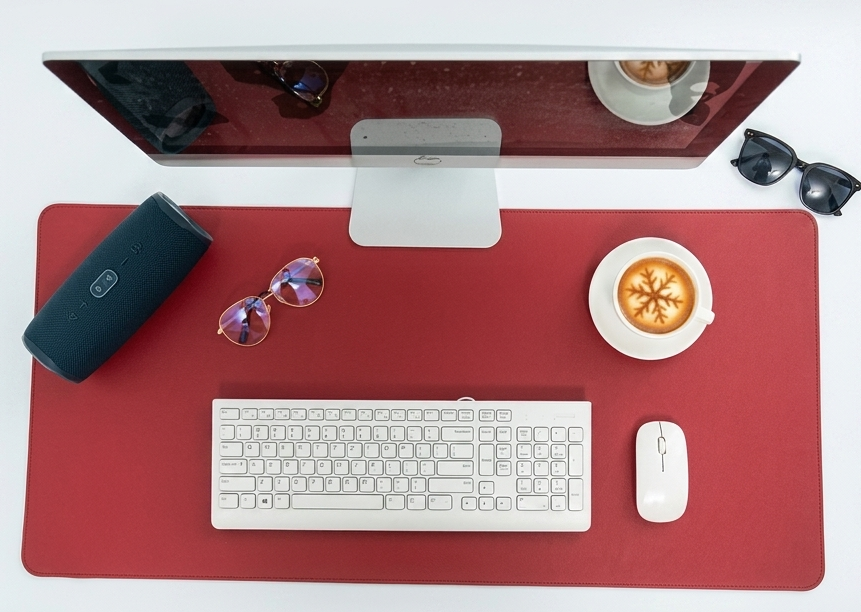 PU Leather Desk Mat