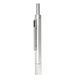 Tine 4-in-1 Gravity Recycled Stainless Steel Pen - A silver 4-in-1 gravity pen with multiple writing options and a clip, featuring a logo.