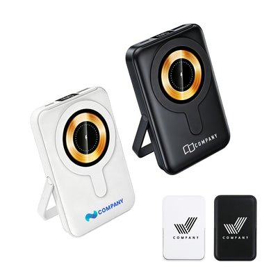 10000mAh Magnetic Wireless  Power Bank with Phone Stand