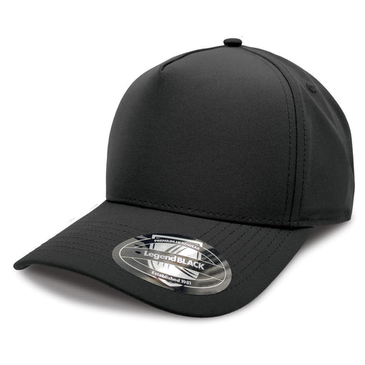 A-Frame Sport - A black cap with a curved brim, featuring a logo and a fitted design.