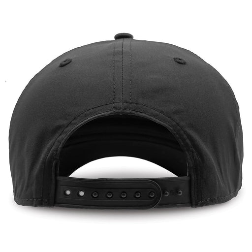 A-Frame Sport - A black cap with an adjustable strap at the back, featuring a logo.