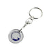 Printed Trolley Coin Keyring - Custom Promotional Product