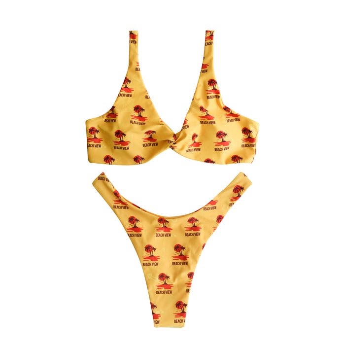 Women’s Polyester Spandex Sublimated Bikini top & bottom - Custom Promotional Product