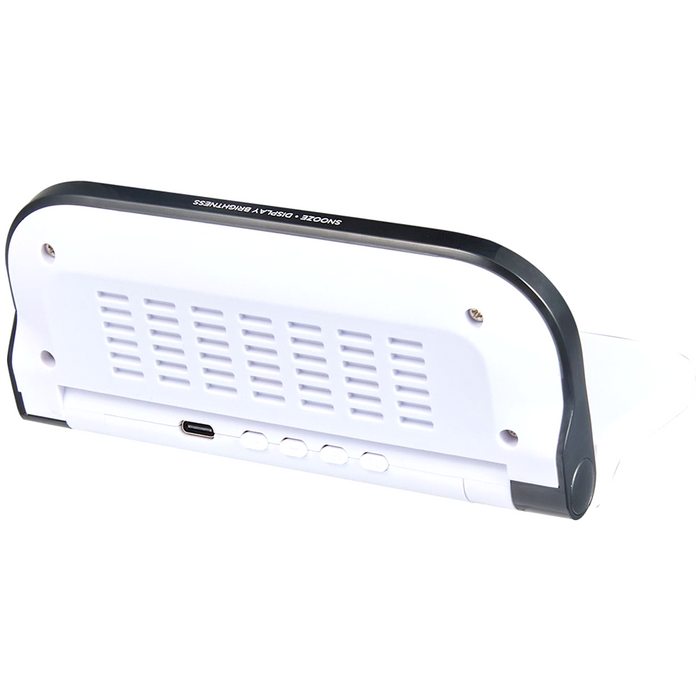 Digital Power Clock 15W Wireless Charger - Custom Promotional Product