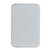 Quantum Pro Power Bank w/ Semi-Solid State Battery 5000mAh - A rectangular silver power bank with rounded edges, featuring a simple design and a logo.