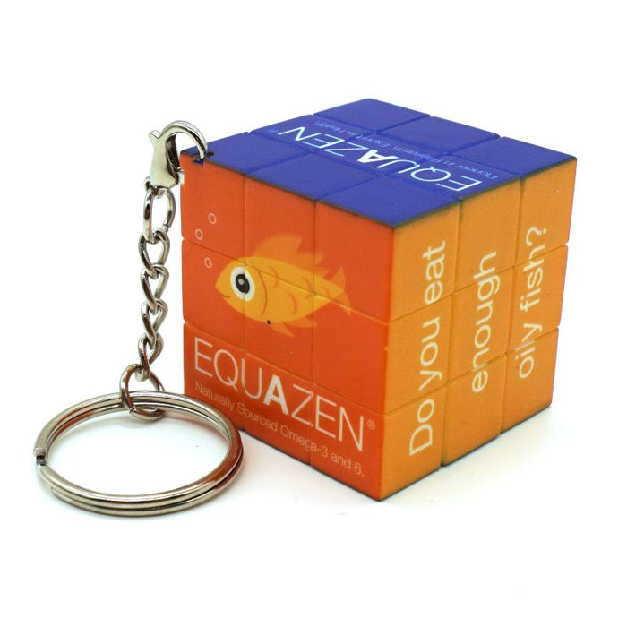 Puzzle Cube 3x3 Keyring - Custom Promotional Product