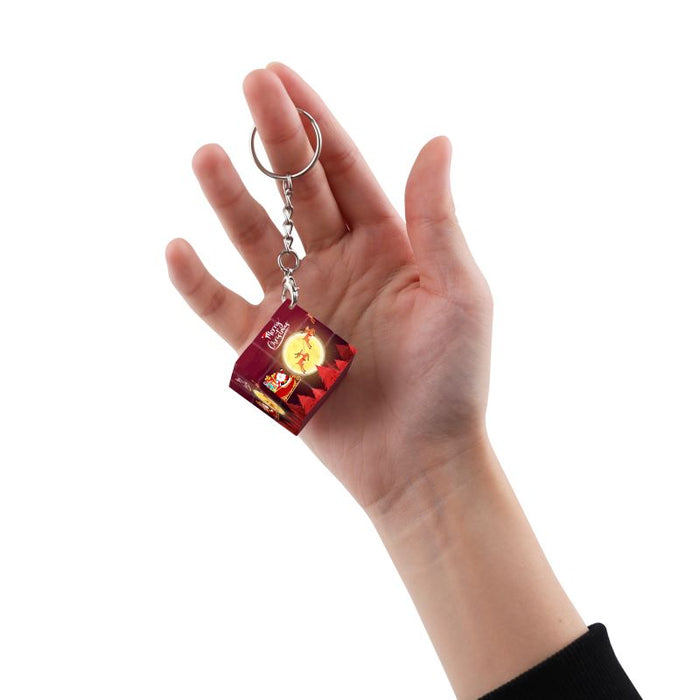 Puzzle Cube 3x3 Keyring - Custom Promotional Product