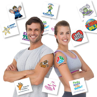 Classic Temporary Tattoos - 51 x 51 mm - Custom Promotional Product