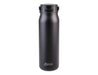 Oasis Sorrento 900ml Vacuum Sipper Bottle - A drink bottle featuring a sleek black design, equipped with a secure lid and a logo.