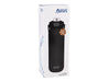 Oasis Capri 1L Vacuum Quick Release Lid Bottle - A drink bottle in black with a stainless steel lid, featuring a triple-wall design and an attached carrying handle.