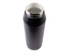 Oasis Capri 1L Vacuum Quick Release Lid Bottle - A drink bottle with a sleek black matte finish and stainless steel lid, featuring an internal vacuum design.