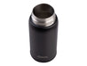 Oasis 150ml Insulated "Mini Mini" Drink Bottle - A drink bottle in black with a stainless steel opening, featuring a logo on the side.