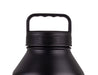 Oasis Titan 1.9L Vacuum Bottle - A drink bottle with a black matte finish and a sturdy carrying handle, featuring a branded section.