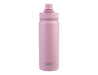 Oasis Challenger 550ml Vacuum Quick Release Cap Bottle - A drink bottle with a quick release cap, featuring a pink finish and a logo on the front.