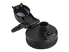 Oasis Challenger 1.1L Vacuum Quick Release Cap Bottle - A drink bottle cap in black with a quick release feature, designed for a vacuum-sealed container.
