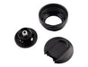 Oasis 300ml Insulated Leakproof Travel Cup - A drink bottle lid and components in black, featuring a textured grip and leakproof design. Includes an inner seal.