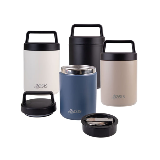 Oasis 480ml Vacuum Food Flask with Spoon - Custom Promotional Product