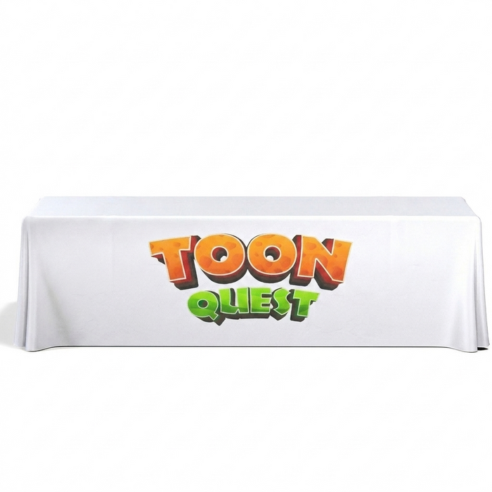 8ft (2.4m) Premium Draped Standard Table Cover