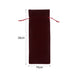 Drawstring Velvet Wine Bottle Bag - Custom Promotional Product