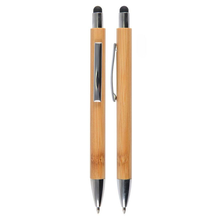 Factory Direct Bamboo Pens with Stylus - Custom Promotional Product