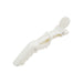 Anti-Slip Positioning Alligator Clip - A white anti-slip positioning alligator clip with a textured gripping surface and a small logo.
