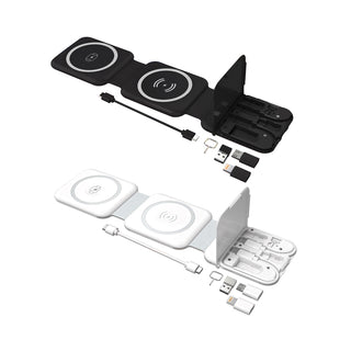 Magnetic Dual Wireless Charging Kit - Custom Promotional Product