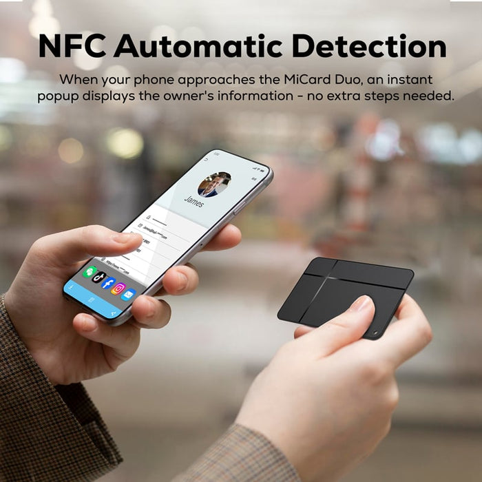 MiCard Duo Global Tracking Tag - Custom Promotional Product