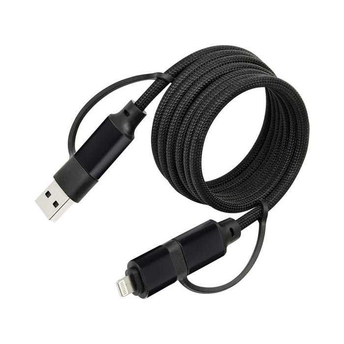 Brescia Mag-Coiling (60W) Fast Charging Data Cable - Custom Promotional Product