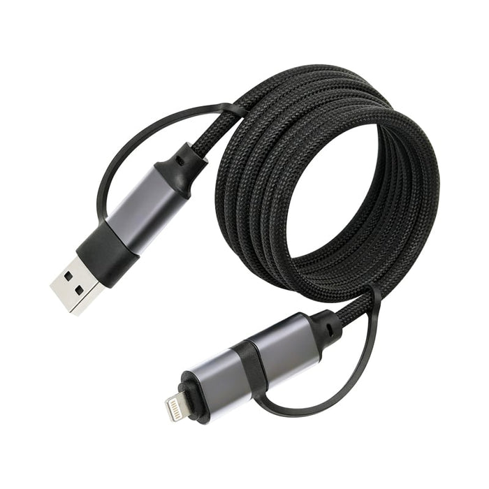 Brescia Mag-Coiling (60W) Fast Charging Data Cable - Custom Promotional Product