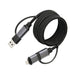 Brescia Mag-Coiling (60W) Fast Charging Data Cable - Custom Promotional Product