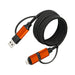 Brescia Mag-Coiling (60W) Fast Charging Data Cable - Custom Promotional Product