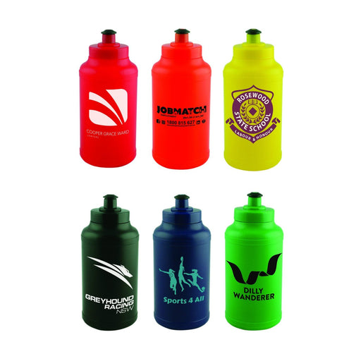 500ml Plastic Sports Drink Bottle With Screw Top Lid - Custom Promotional Product